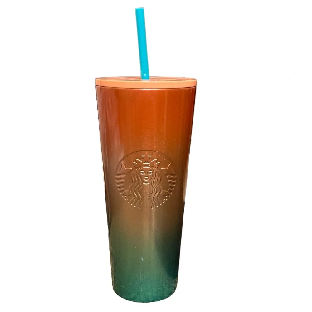 Starbucks Rainbow Iridescent Stainless Steel Insulated Cold Cup - Venti